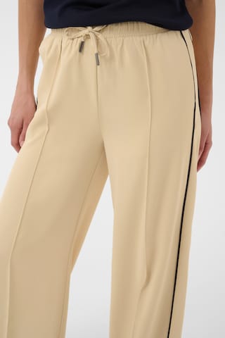 SAINT TROPEZ Wide leg Broek 'SueSZ' in Bruin