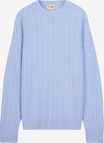 GOBI Cashmere Pullover in Blau: Vorderseite