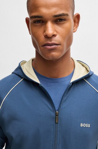 BOSS Zip-Up Hoodie in Blue
