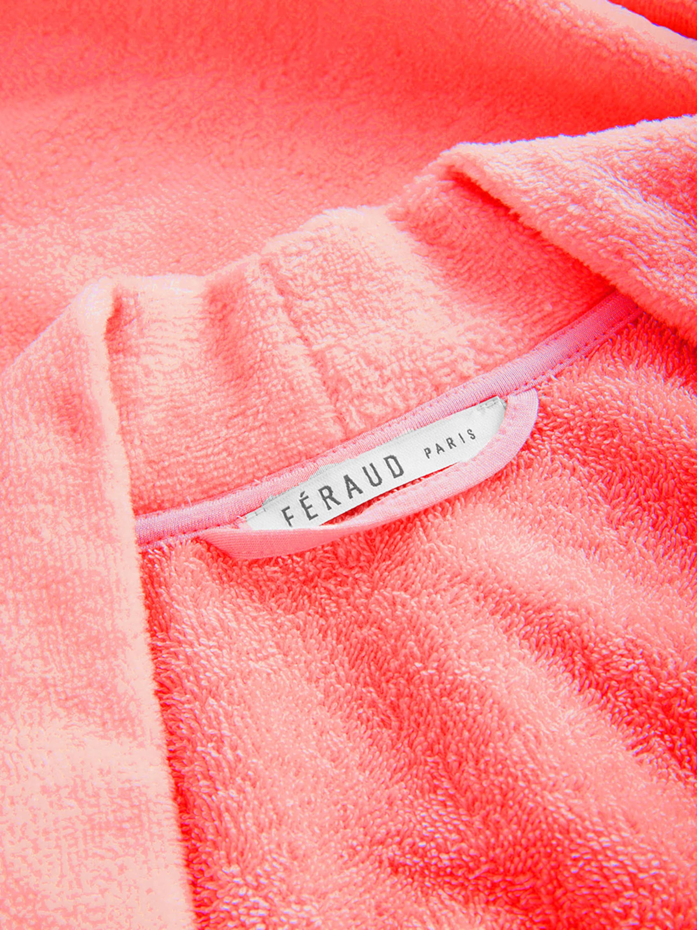 FÉRAUD PARIS Short Bathrobe ' Spa ' in Red