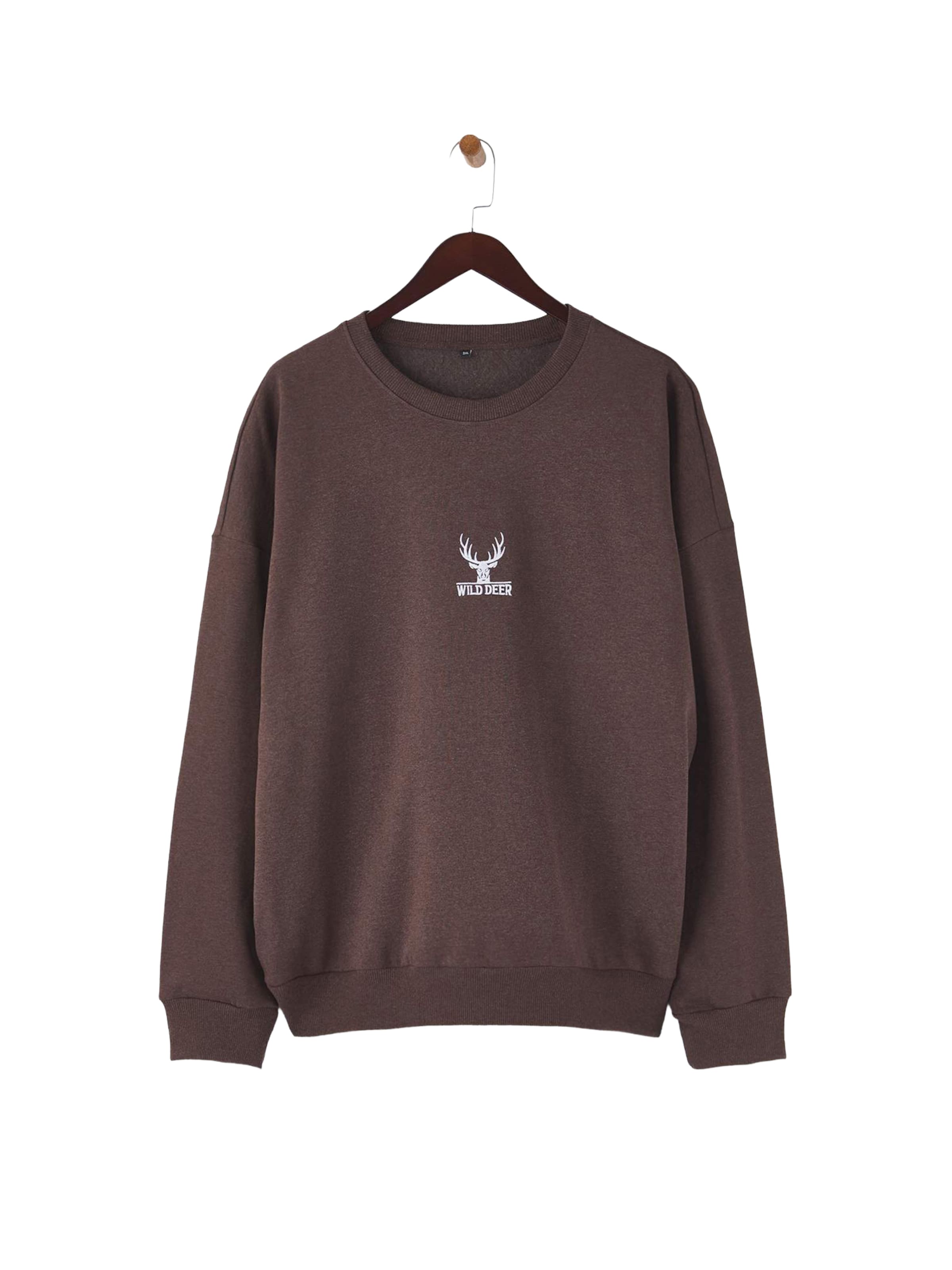 Trendyol Curve - Sudadera en marrón: frente