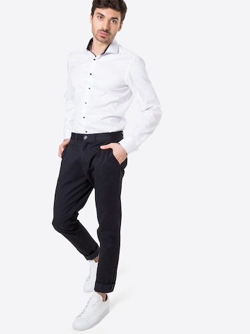 ETERNA Slim Fit Hemd in Weiß