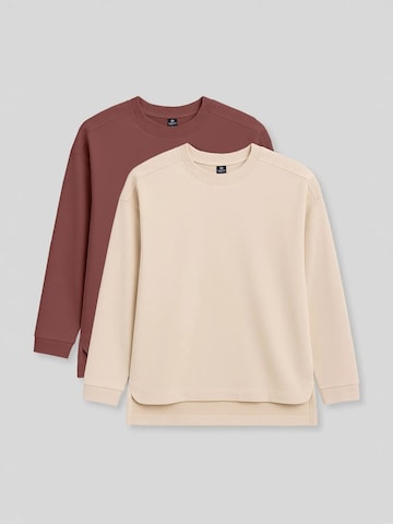 Tommy Life Sweatshirt in Beige: Vorderseite