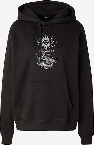 Sweat-shirt Tally Weijl en noir : devant