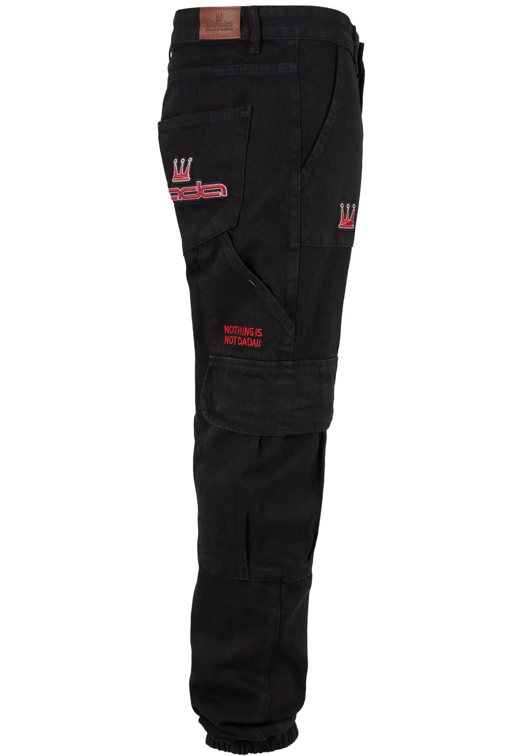 Loosefit Jeans cargo di Dada Supreme in nero
