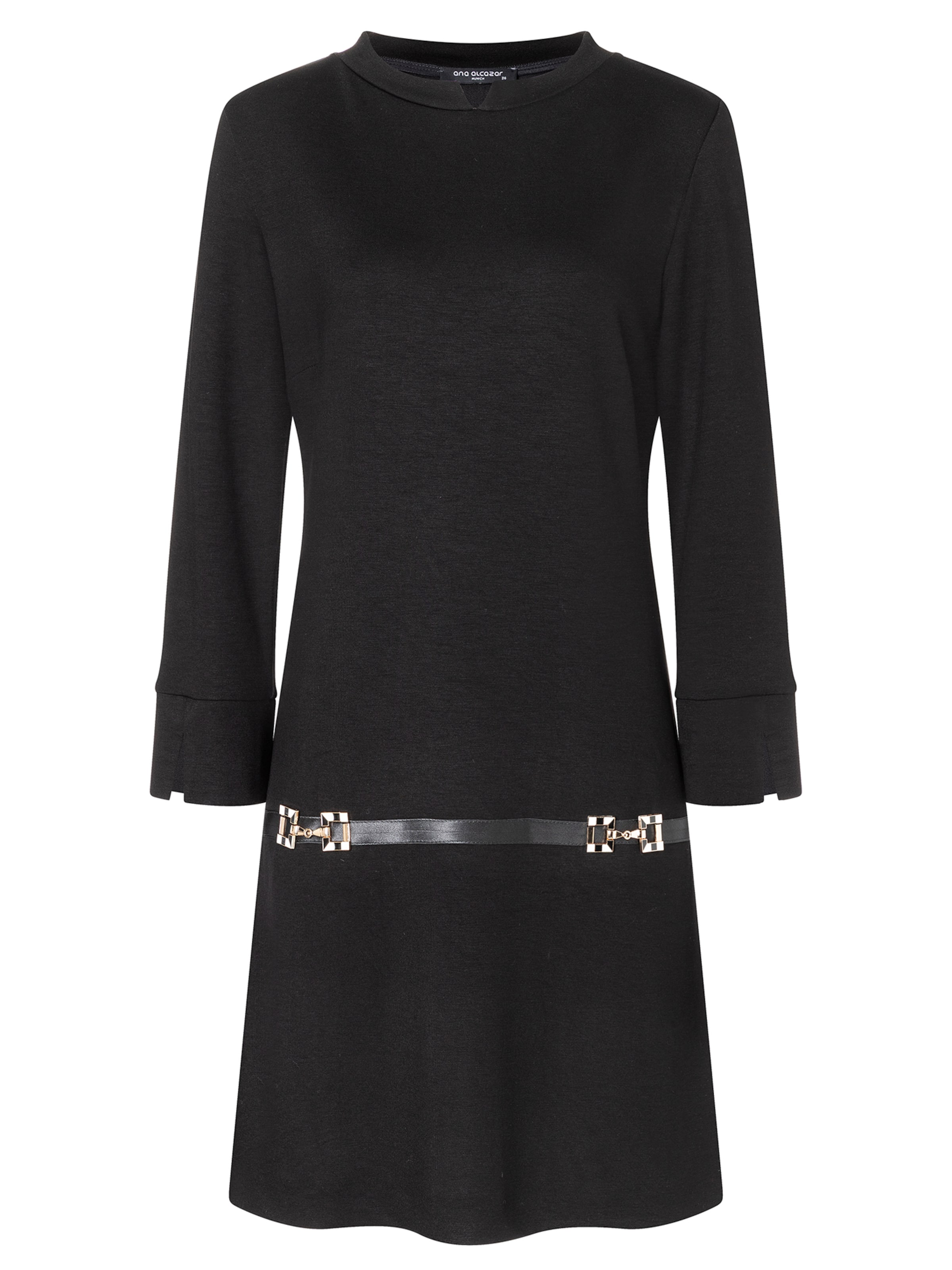Ana Alcazar Dress in Black: front