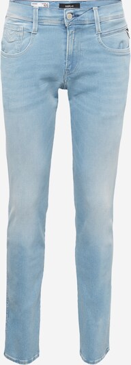 REPLAY Jeans 'Anbass' in blue denim / rot / schwarz / weiß, Produktansicht
