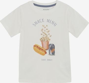 MINYMO - Camiseta ' MIT-shirt' en blanco: frente
