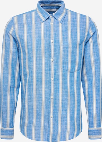 Samsøe Samsøe Regular Fit Skjorte 'Liam' i blå: forside