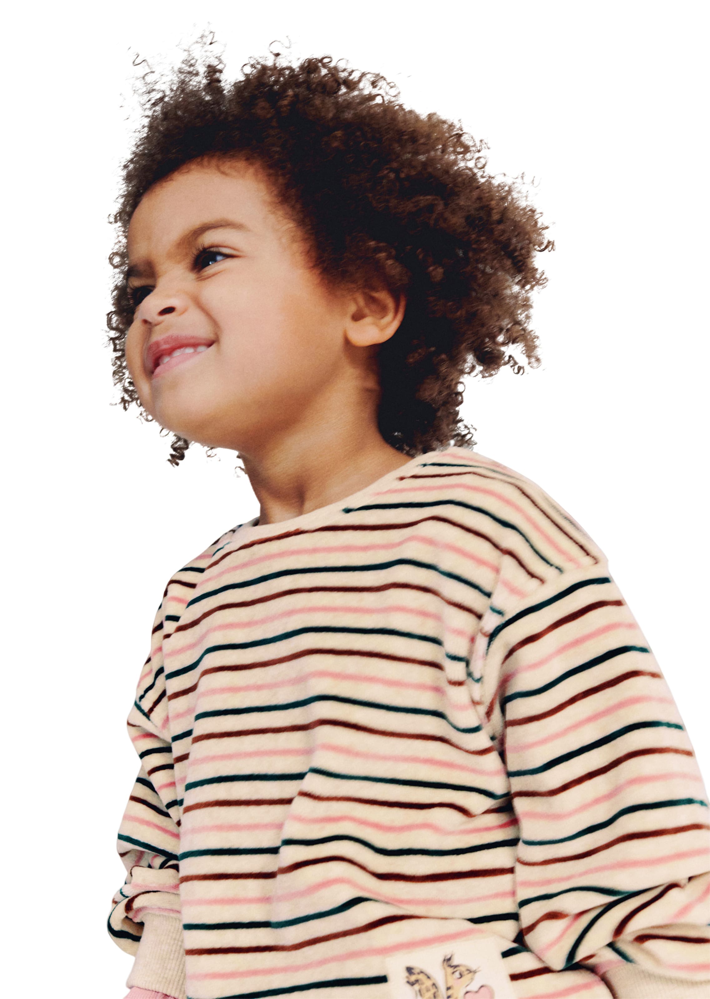 Marc O'Polo Sweatshirt in Beige: side