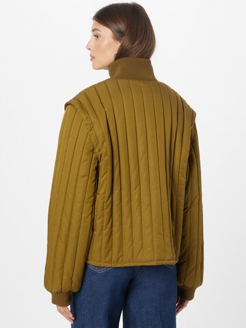 MADS NORGAARD COPENHAGEN Between-season jacket 'Duvet Dream Stendal' in Green