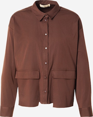 Smith&Soul Bluse in Braun: Vorderseite
