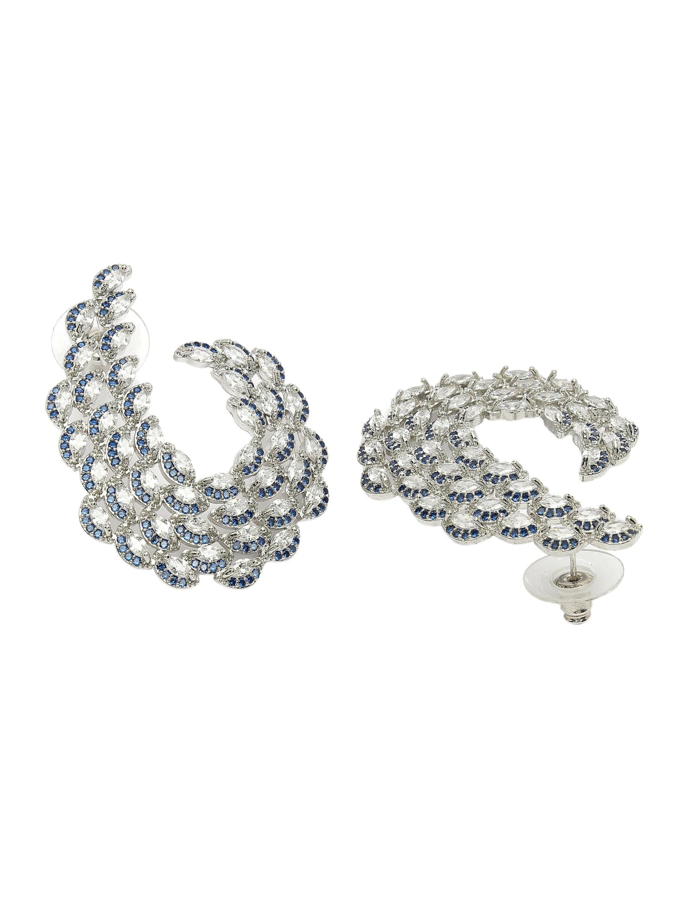 AVANT-GARDE PARIS - Pendientes 'Elenaka' en azul