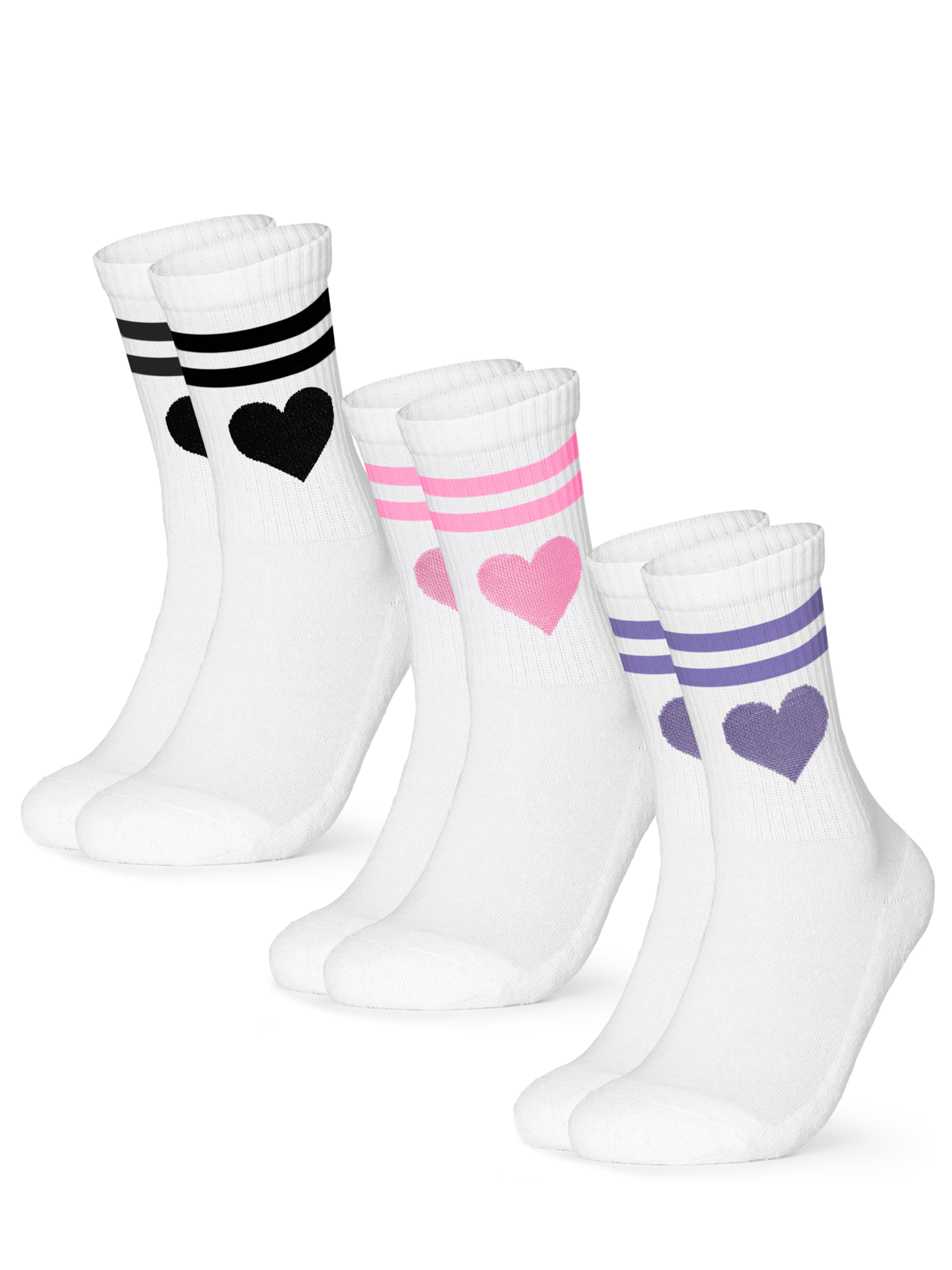 Occulto Socken 'Venus' in Weiß: Vorderseite