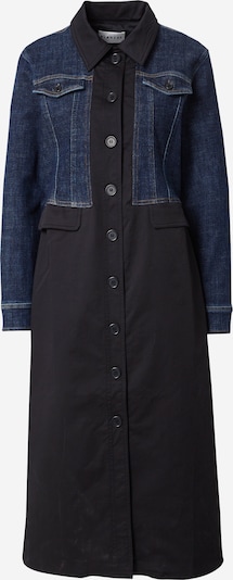 Blanche Between-seasons coat in Navy / Blue denim, Item view