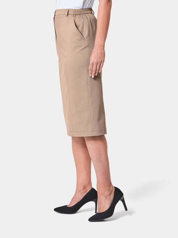 Goldner Rok in Beige