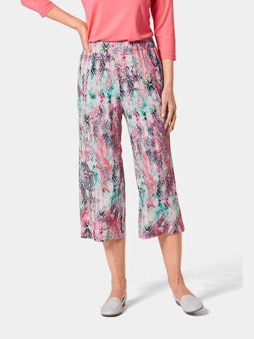 Goldner Wide leg Pants 'Louisa' in Mixed colors: front