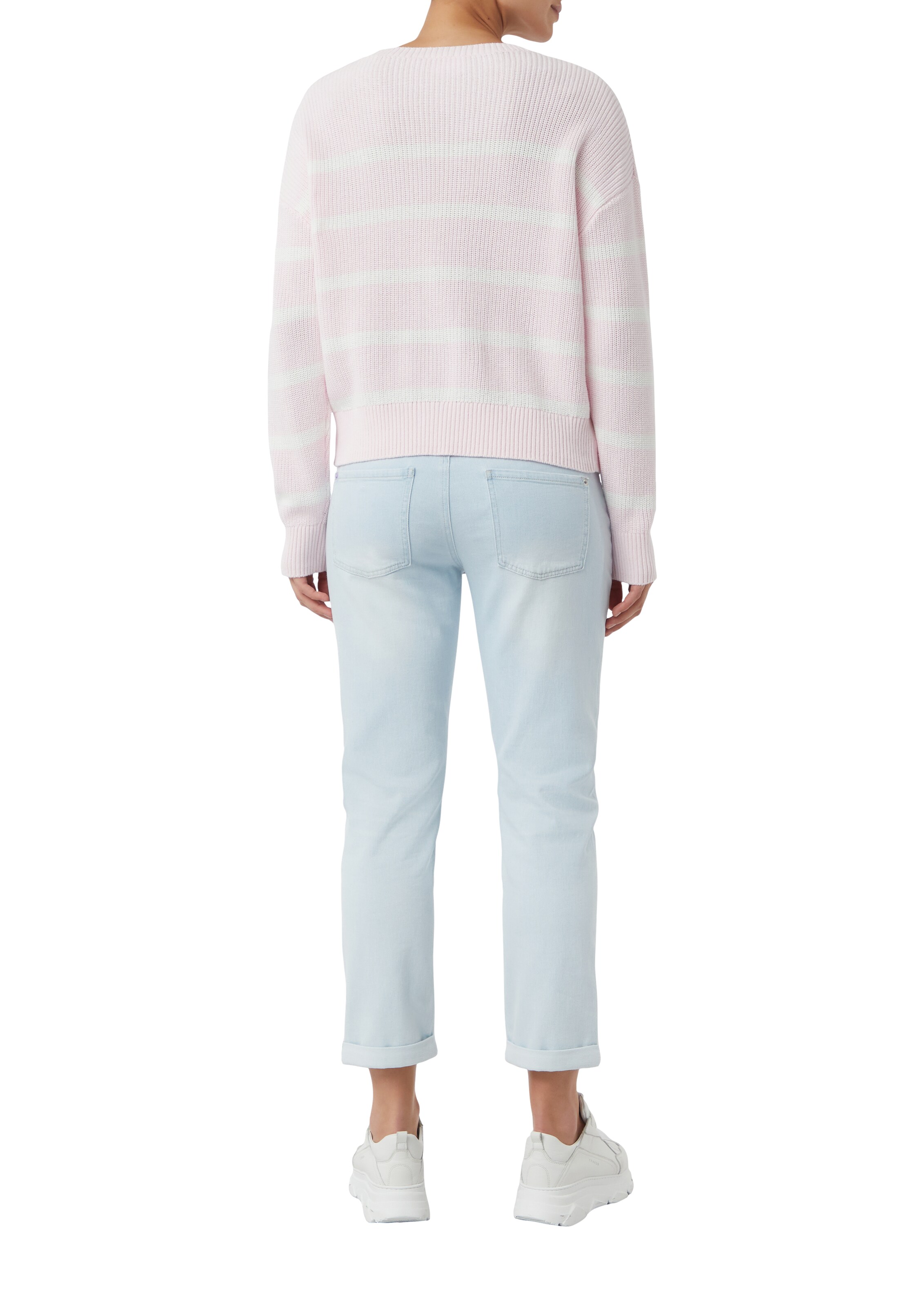 comma casual identity Pullover in Pink: Rückseite