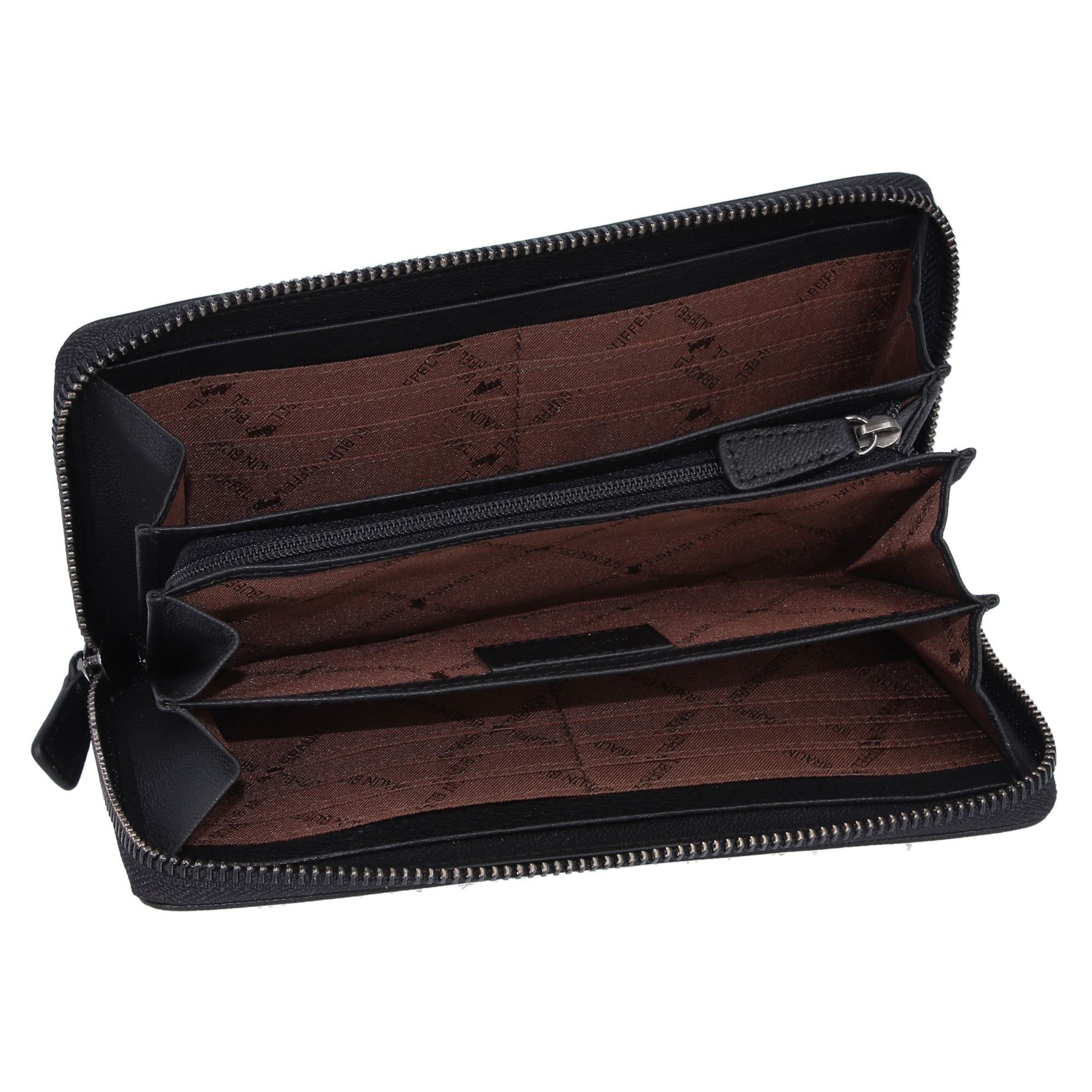 Portamonete 'Anna' di Braun Büffel in nero