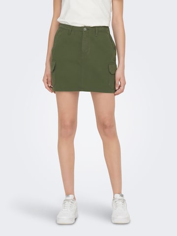 ONLY - Falda en verde: frente