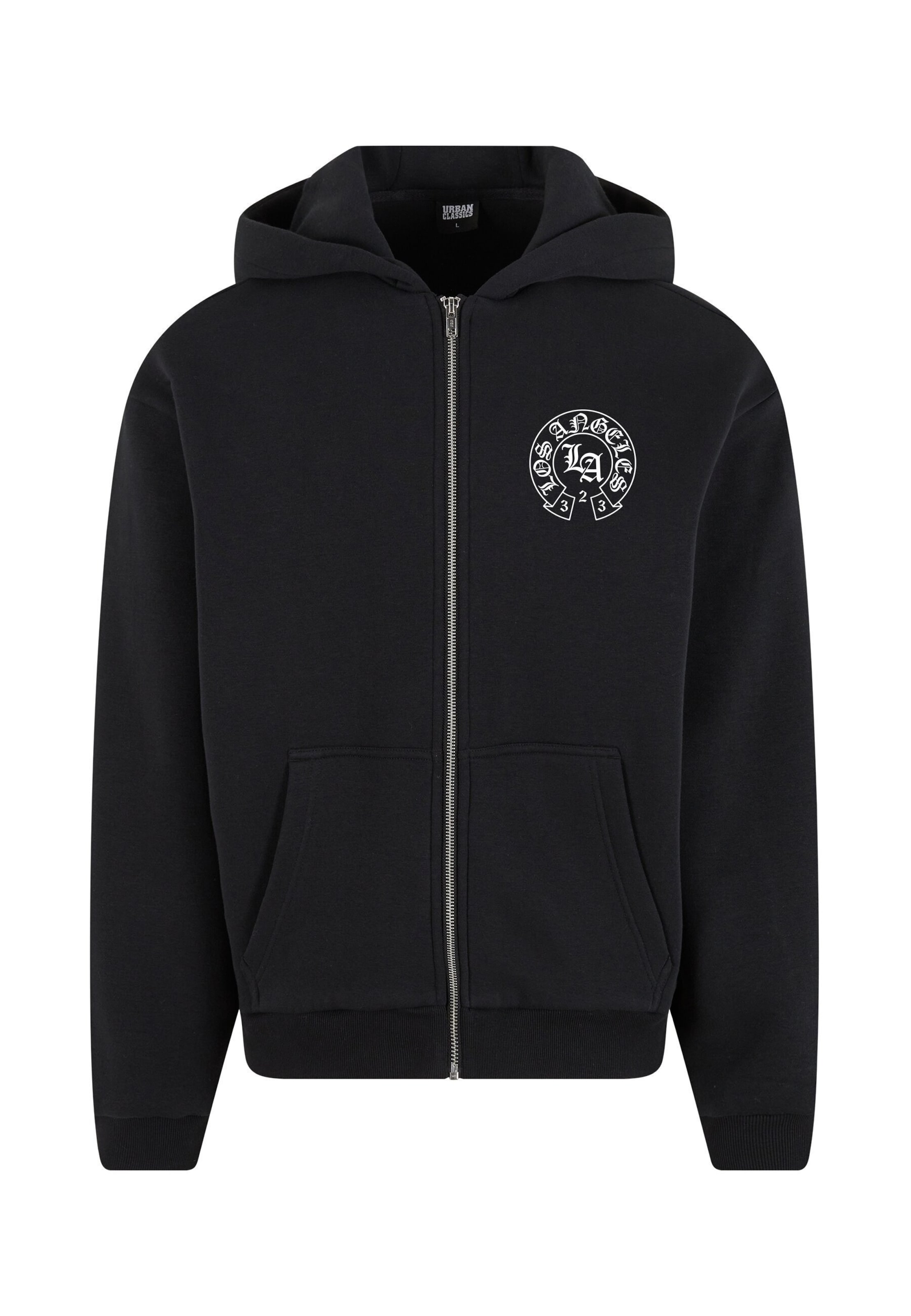 Veste de survêtement 'LA Dynasty' Mister Tee en noir : devant