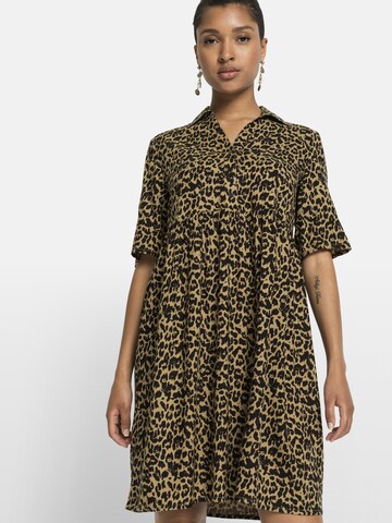 bonprix Blousejurk in Bruin: voorkant