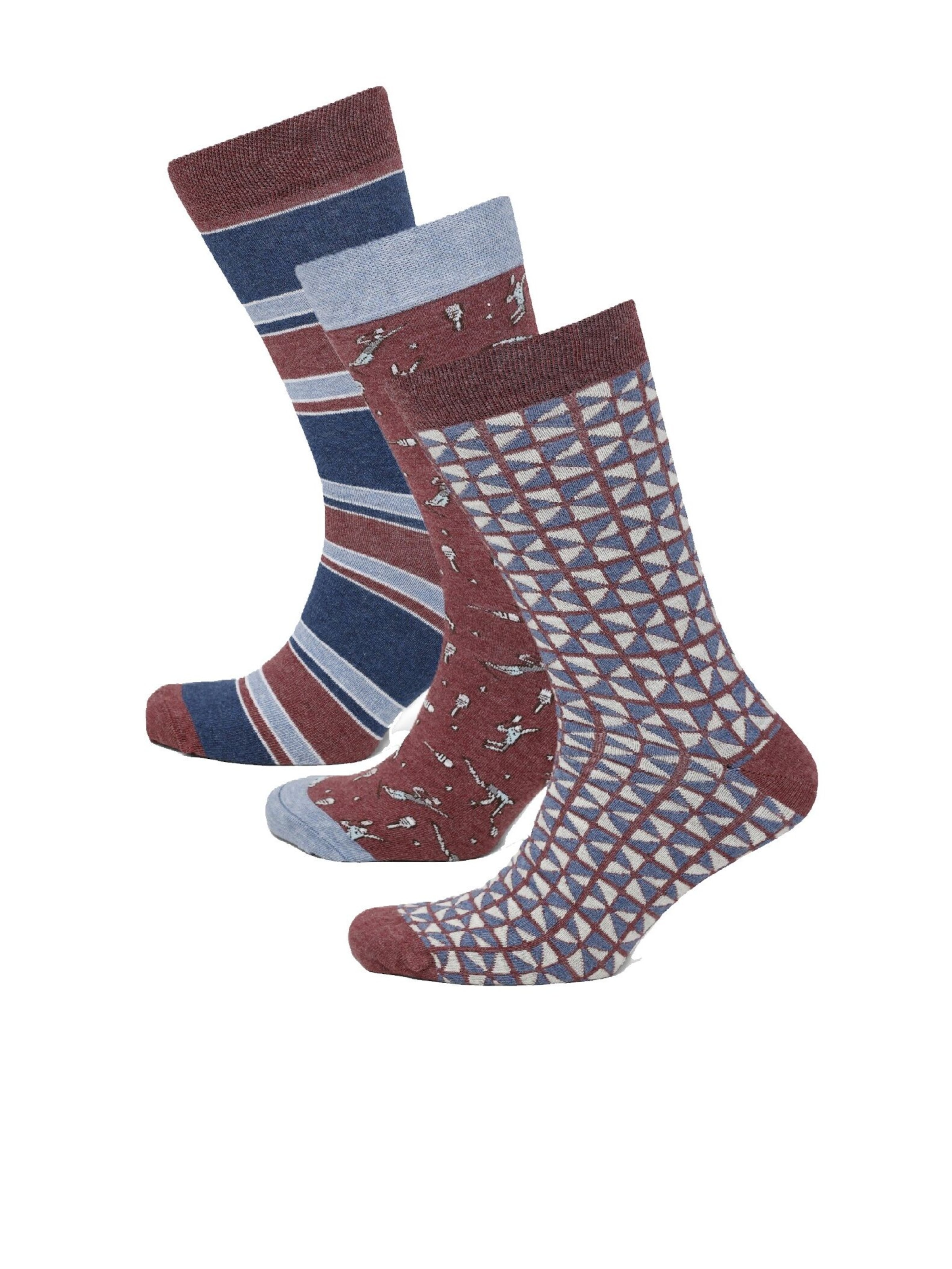 Real Guys Socks in Mixed colours: front