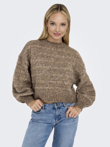 ONLY Sweater 'Celina' in Brown