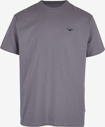 Cleptomanicx Shirt 'Ligull Boxy 2' in Grey: front