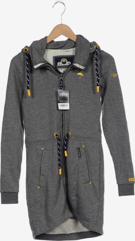 Schmuddelwedda Sweatshirt & Zip-Up Hoodie in XS in Grey: front