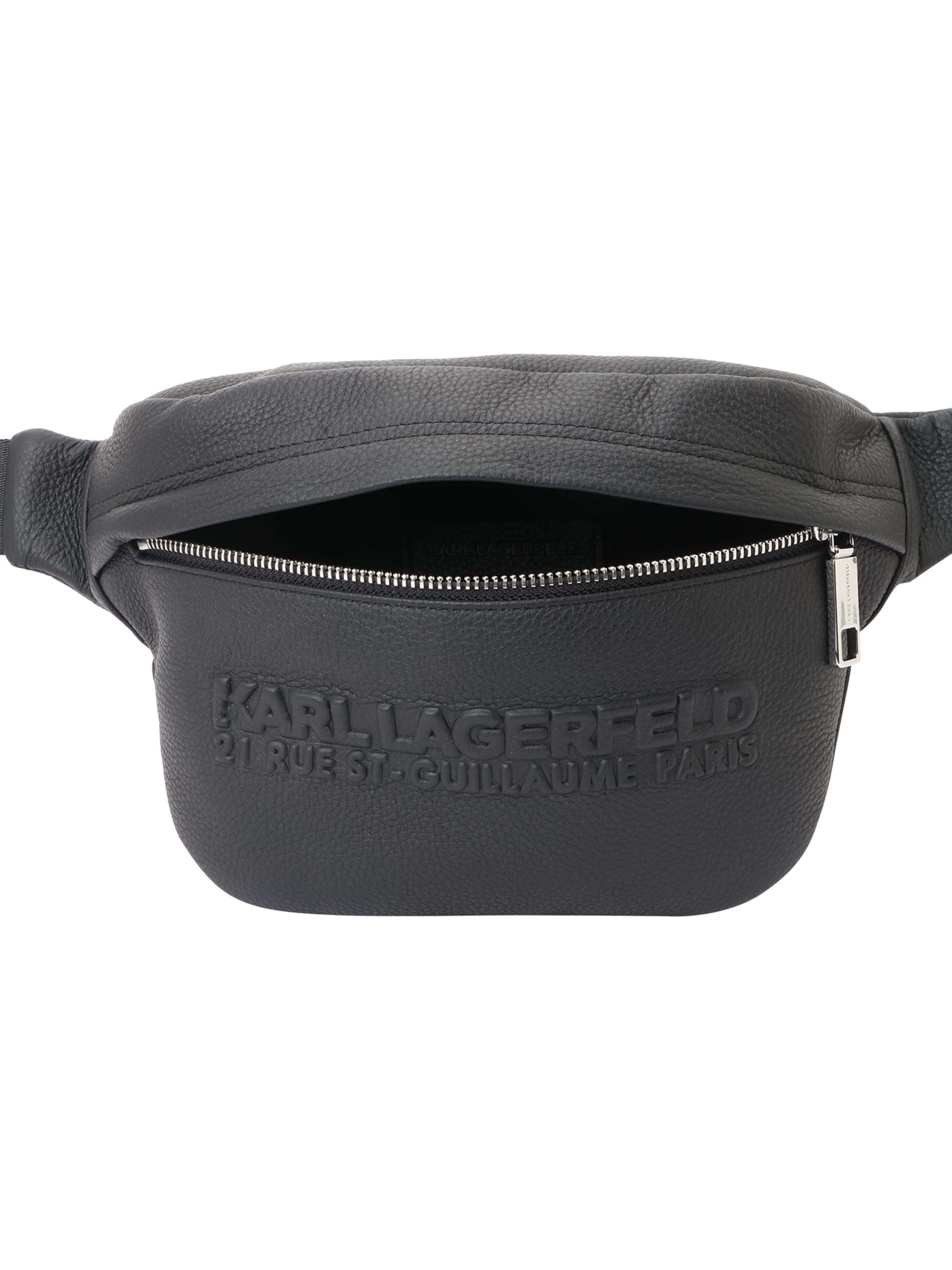 Karl Lagerfeld Torbica za okrog pasu | črna barva