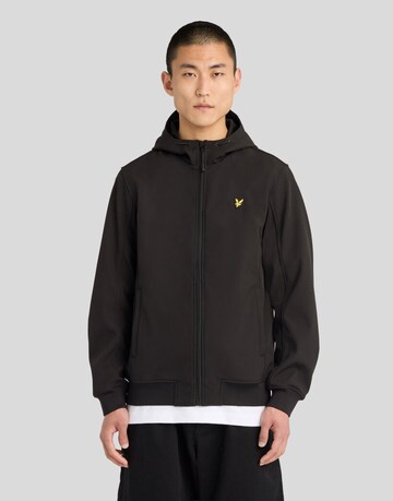 Lyle & Scott Functionele jas in Zwart: voorkant