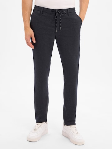 Alberto Regular Pants 'Jump' in Blue: front