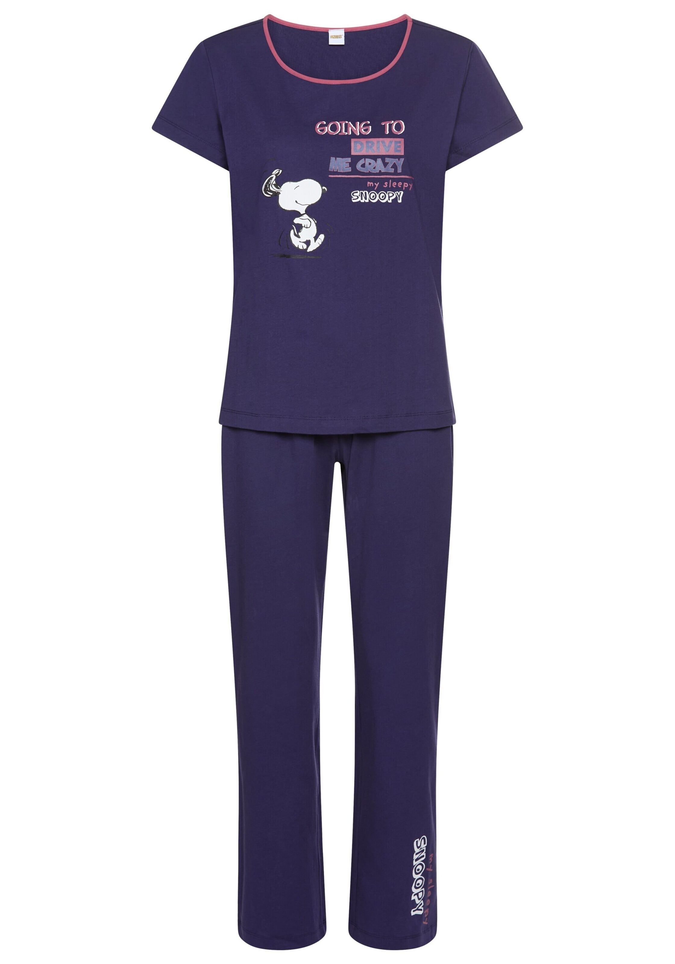 PEANUTS Pajama in Blue: front