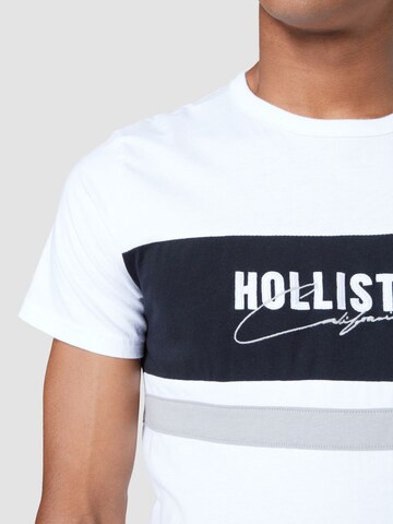 HOLLISTER Tričko – bílá