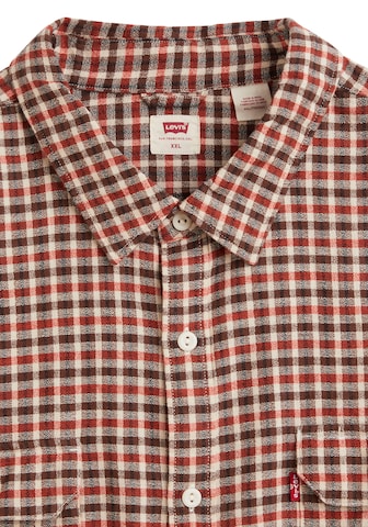 Fit confort Chemise 'Jackson Worker Shirt' Levi's® Big & Tall en rouge