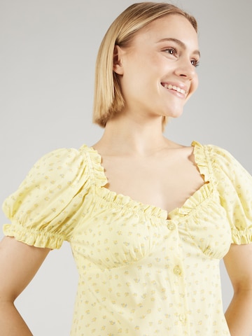 Robe-chemise NLY by Nelly en jaune