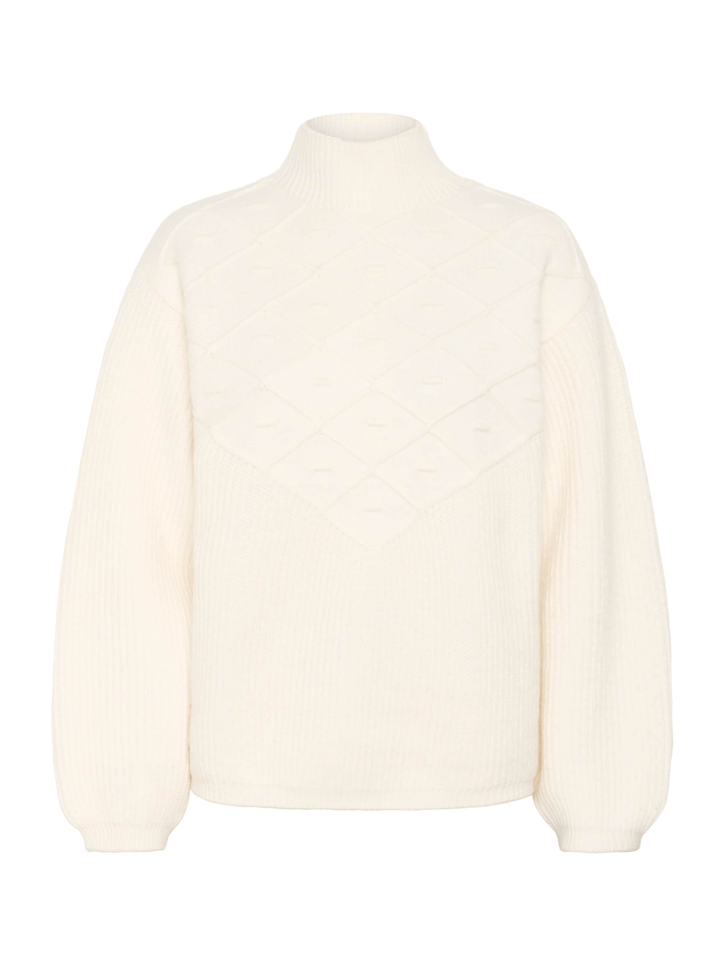 Kaffe Kampsun 'KAMaddie', värv valge: eest vaates