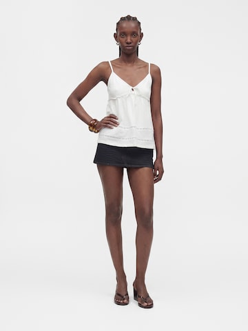 HOLLISTER Top – bílá