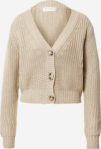 Rut & Circle Knit Cardigan 'BEA' in Beige: front