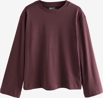 T-shirt Next en marron : devant