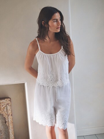 Next Kort pyjamas 'Jort' i vit