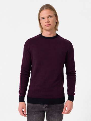 Pull-over Dandalo en rouge : devant