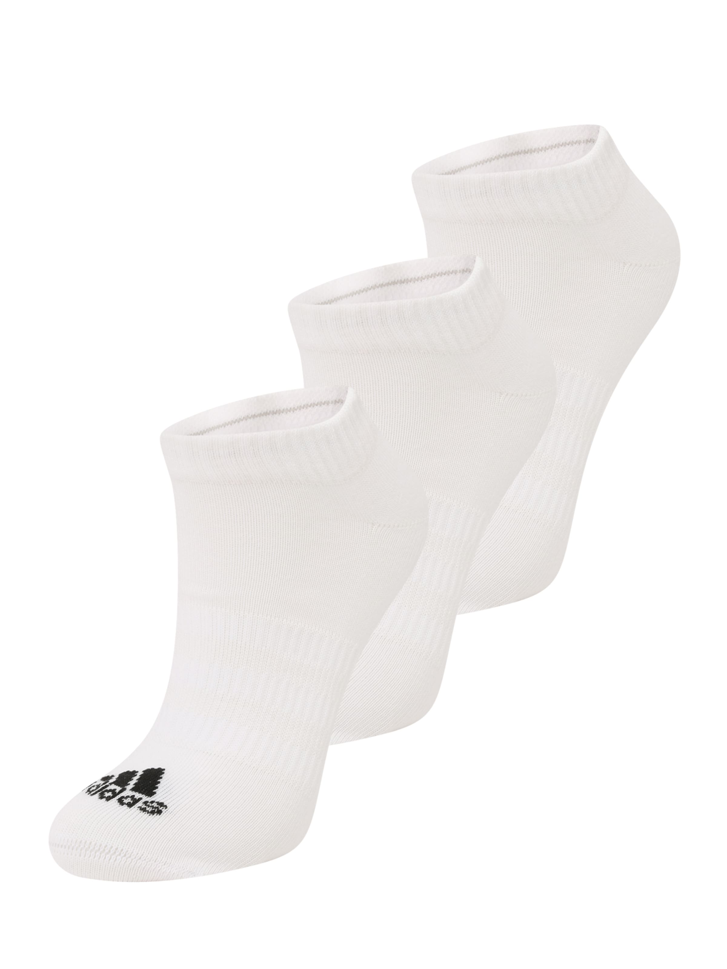 ADIDAS PERFORMANCE Αθλητικές κάλτσες 'Thin and Light Sportswear Low-Cut 3 Pairs' σε λευκό: μπροστά