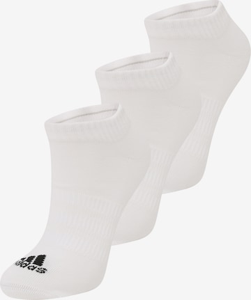ADIDAS SPORTSWEAR Sports socks 'Thin And Light Sportswear -cut 3 Pairs' in White: front