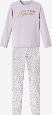 Pyjama NAME IT en violet : devant