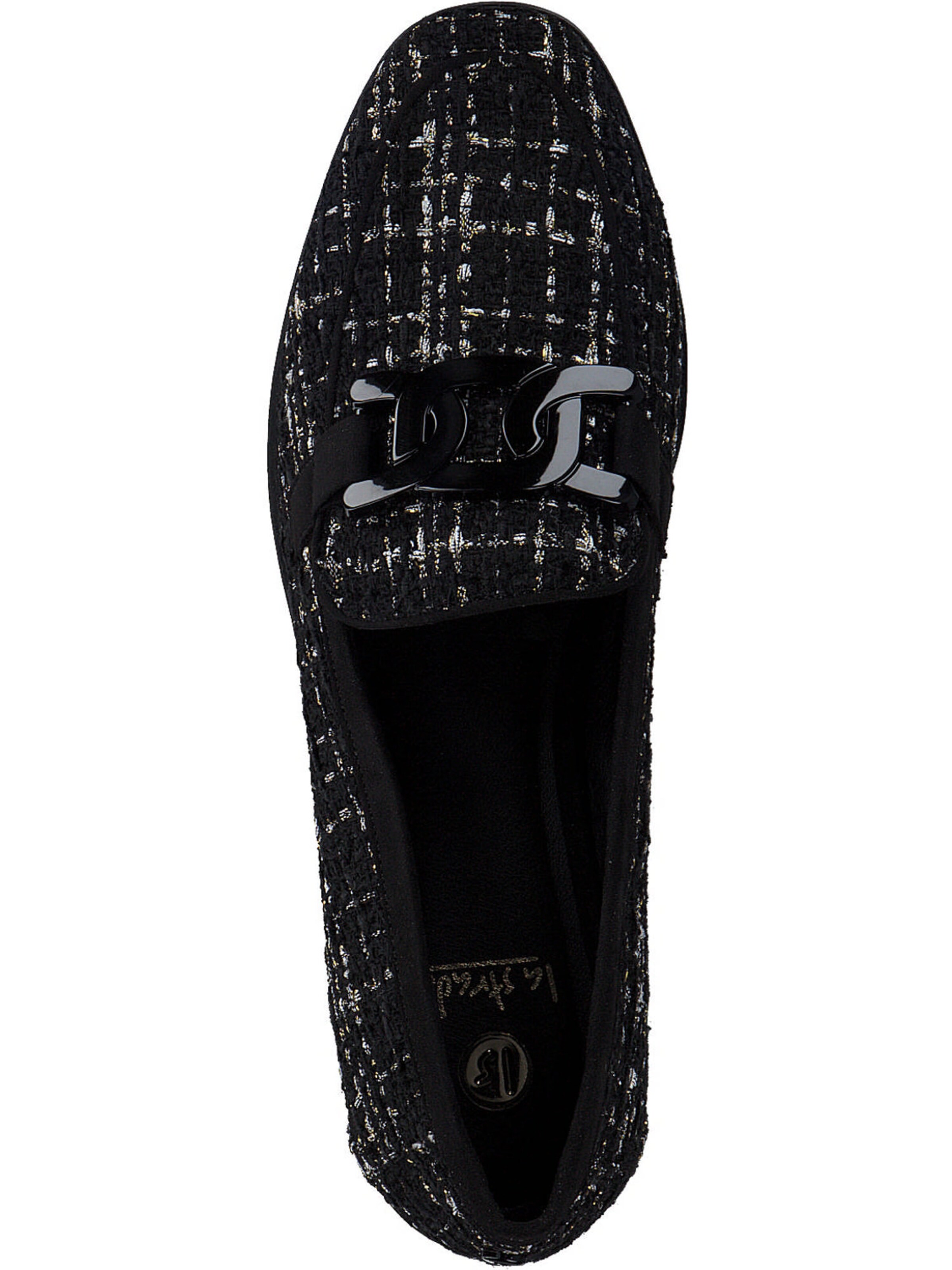 LA STRADA Mokassin in Schwarz