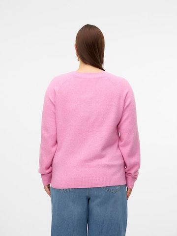 Vero Moda Curve Sweater 'VMCDOFFY' in Pink