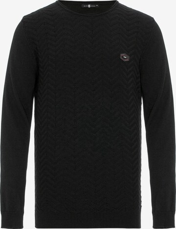 CIPO & BAXX Sweater in Black: front