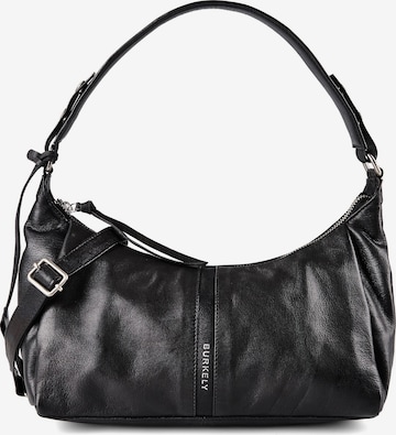 Borsa a spalla 'Nalan' di Burkely in nero: frontale